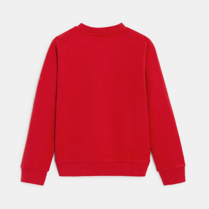 Avis Sweat-shirt d'hiver "Snow Deer" rouge garçon OKAIDI 4