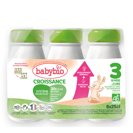 Avis Lait Croissance Liquide 25cl Babybio 1