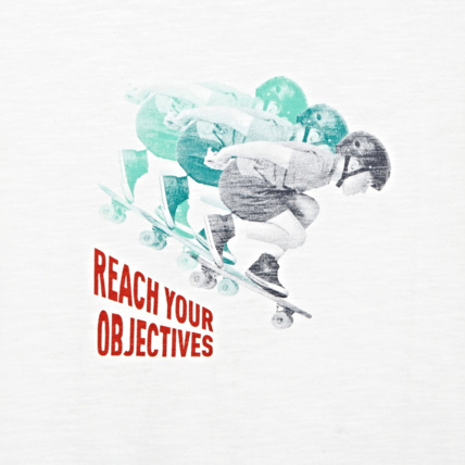 Avis T-shirt motif skate blanc garçon OKAIDI 2