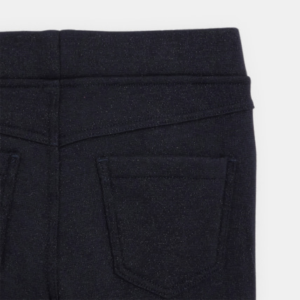 Jegging chaud et paillete bleu fille OKAIDI Comparateur Avis Prix