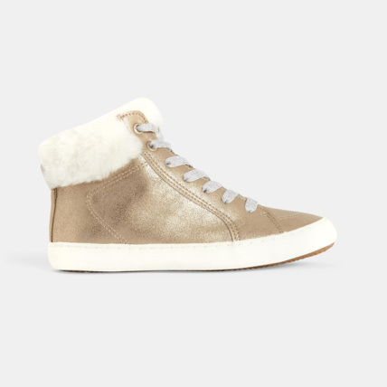 Baskets dorees fourrees jaunes fille OKAIDI Comparateur Avis Prix