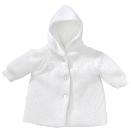 Avis Paletot à capuche en maille naissance BEBE 9 1