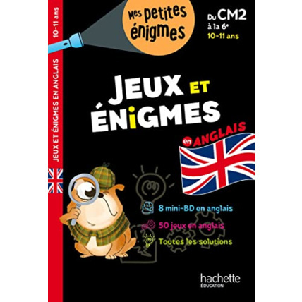 Avis Jeux et énigmes en anglais Du CM2 à la 6e - Cahier de vacances 2023 Hachette Éducation 1