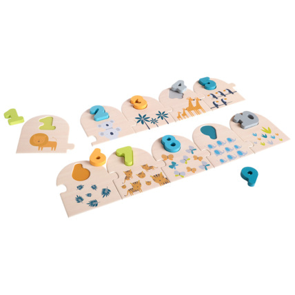 Avis Puzzle pour apprendre à compter Crazy Jungle Prémaman 1