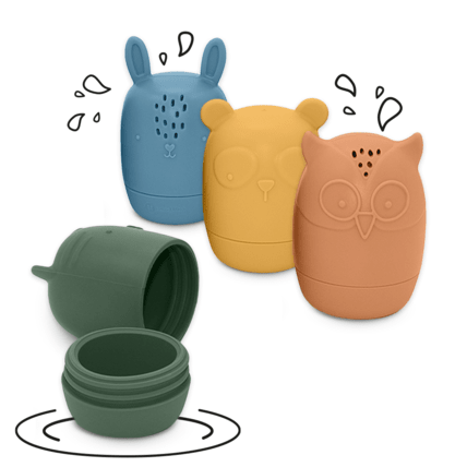 Avis Jouets de Bain en Silicone AMIGOS Petite&Mars 1