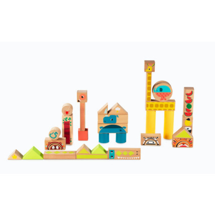 Avis Blocs de construction en bois Jungle Lilliputiens 1