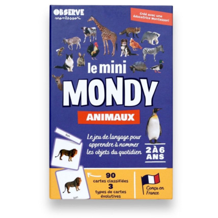 Avis Coffret Mini Mondy Animaux Observe Montessori 1