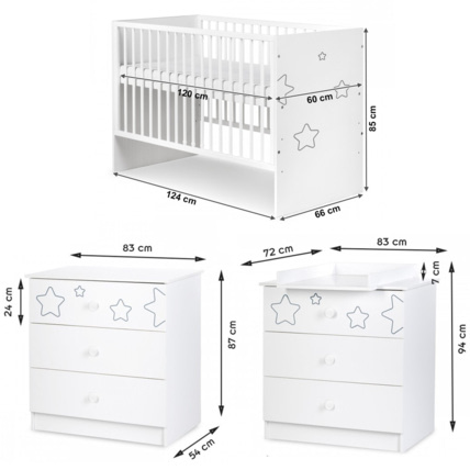 Avis Ensemble lit bébé + commode à langer TINO Mon Mobilier Design 4