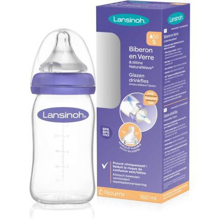 Avis Biberon en Verre & tétine NaturalWave® 160ml Lansinoh 4