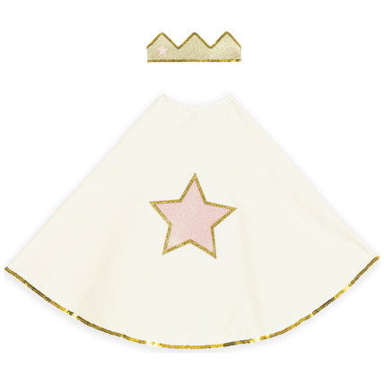 Avis Baby set couronne et cape Or Ratatam 1