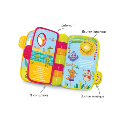 Avis P'tit livre enchanté - Mes premières comptines VTech 2