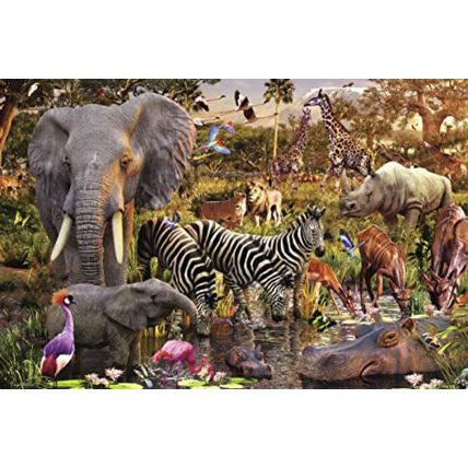 Avis Puzzle - Animaux du continent africain - 3000 pièces RAVENSBURGER 1