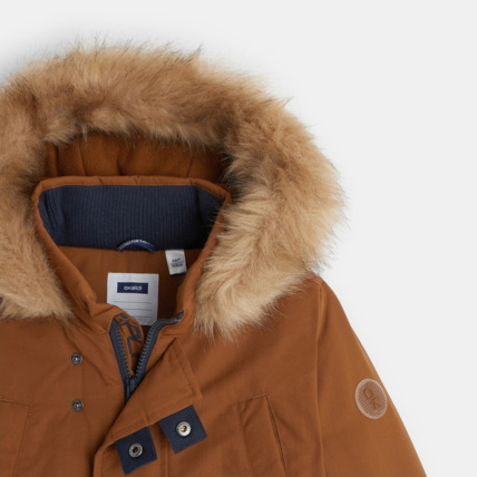 Avis Parka chaude à capuche beige garçon OKAIDI 4