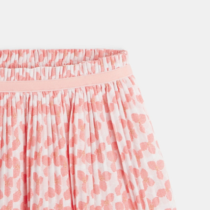 Avis Jupe plissée à fleurs rose fille OKAIDI 3