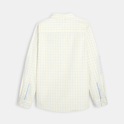 Avis Chemise à carreaux jaune garçon OKAIDI 2