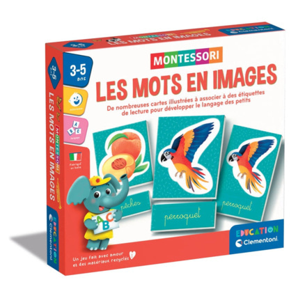 Avis Jeu éducatif Les mots en images - Montessori Clementoni 1