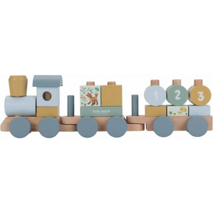 Avis Train à blocs en bois FSC LITTLE DUTCH 2