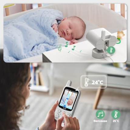 Avis Babyphone vidéo 2.8 pouces GHB 6
