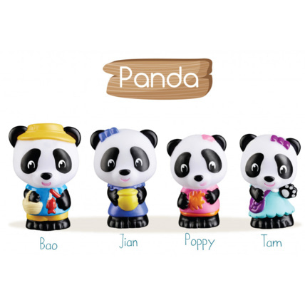 Avis 4 personnages famille PANDA - Klorofil VULLI 1