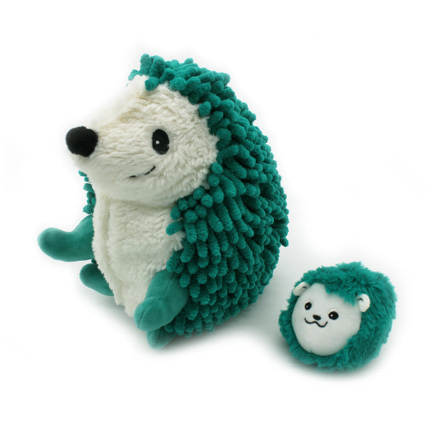 Avis Peluche Piktou le hérisson maman & bébé Les Ptipotos LES DEGLINGOS 1