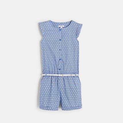 Avis Combi-short imprimé bleu fille OKAIDI 1