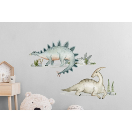 Avis Stickers parasaurolophus et stegosaurus Mon Lit Cabane 3