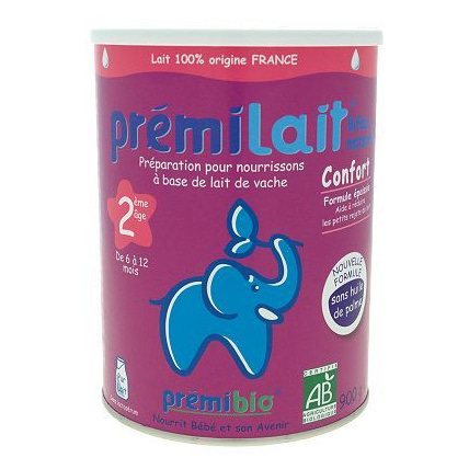 Avis Prémilait 2ème âge lait de suite Confort PREMIBIO 1