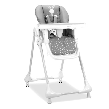 Avis Chaise haute avec roues Lapin ASALVO 2