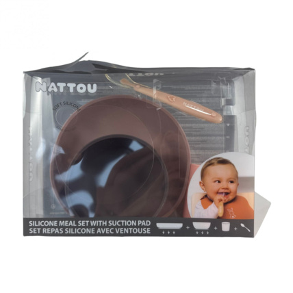 Avis Coffret repas 4 pièces en silicone Les imparfaits NATTOU 2