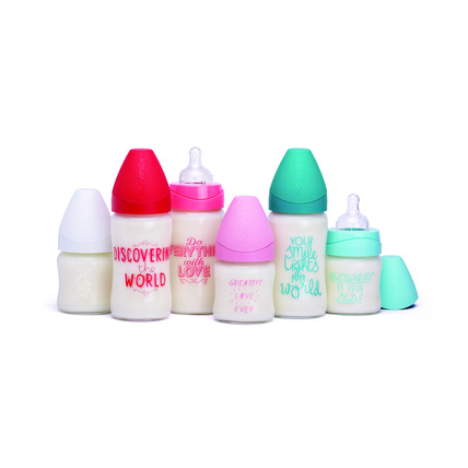 Avis Biberon en verre à col large 210 ml - Meaningful Life Suavinex 1