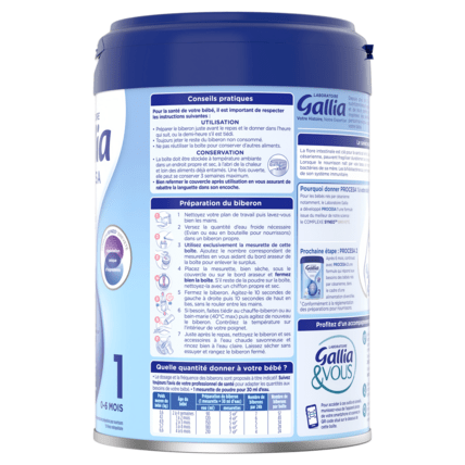 Avis Lait bébé Procesa 1er âge Laboratoire Gallia 4
