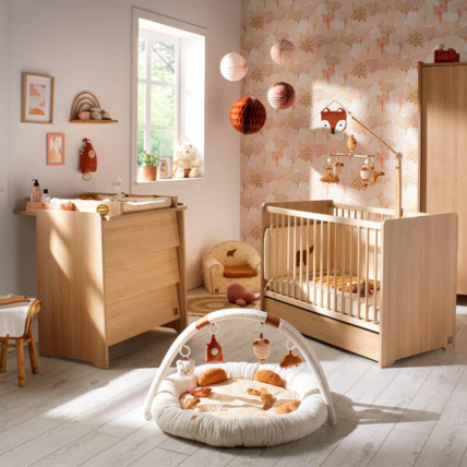 Avis Chambre Duo Cannelle Lit bébé + Commode Sauthon 1