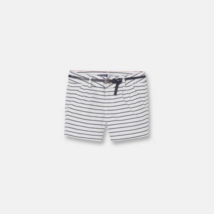 Avis Short chino imprimé bleu fille OKAIDI 1