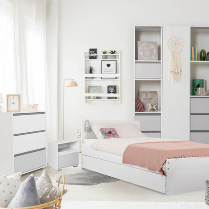 Avis Chambre enfant adolescent avec lit et chevet Mon Mobilier Design 5