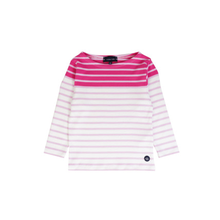 Avis Marinière bicolore - coton épais - Fucsia/Mauve Rose/Milk ARMOR-LUX 1