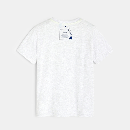 Avis T-shirt over size motif surf gris garçon OKAIDI 3