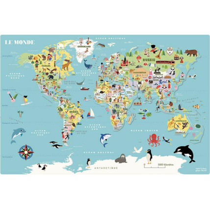Avis Carte du monde magnétique Ingela P. Arrhenius VILAC 1