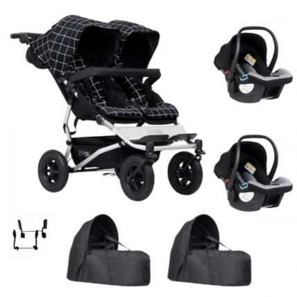 Avis Poussette double Duet V3.2 + 2 cocoon V2 + 2 coques auto Protect Mountain Buggy 1