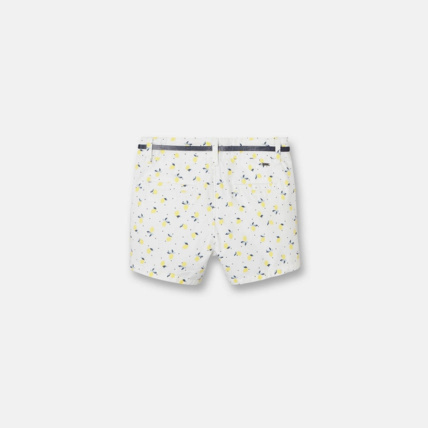 Avis Short chino imprimé jaune fille OKAIDI 2