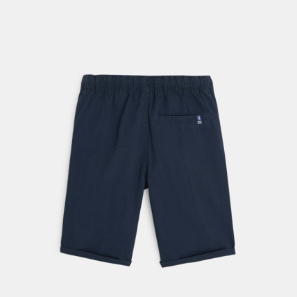 Avis Bermuda slim en toile unie gris garçon OKAIDI 3