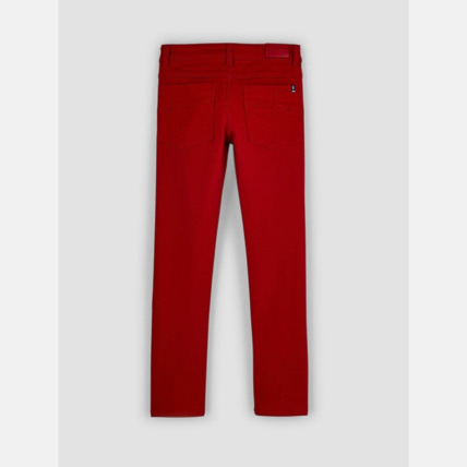 Avis Pantalon en toile résistante rouge garçon OKAIDI 2