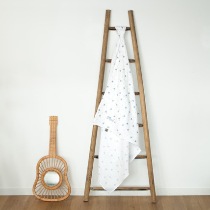 Avis Lange en gaze de coton, Bleuet Sevira Kids 2