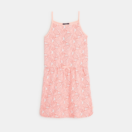Avis Robe à fines bretelles en jersey rose fille OKAIDI 1