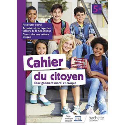 Avis Cahier du citoyen 5e - éd. 2019 Hachette Éducation 1