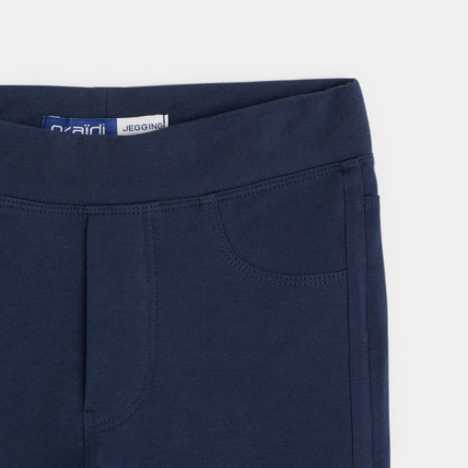Avis Jegging uni en jersey milano bleu fille OKAIDI 2