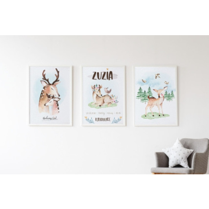 Avis Image Arbres biche et oiseaux Mon Lit Cabane 2