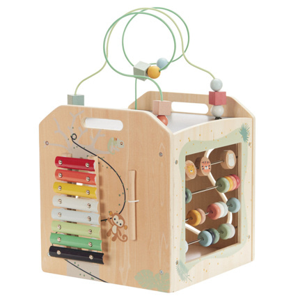 Avis Cube d'activités XXL en bois Happy Wild Prémaman 1