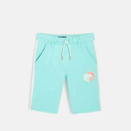 Avis Bermuda en jersey bleu garçon OKAIDI 1