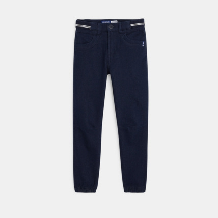 Avis Pantalon carrot en toile bleu garçon OKAIDI 1