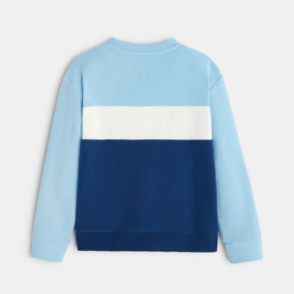 Avis Sweat-shirt tricolore bleu garçon OKAIDI 4